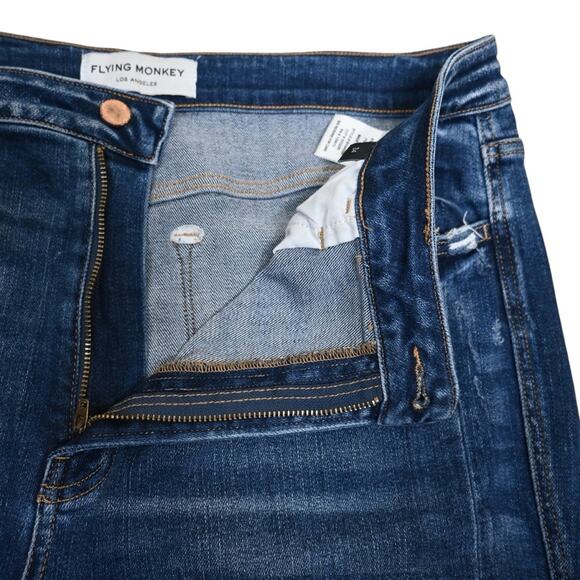 Flying Monkey Women's Blue Boot Cut Jeans - Picture 8 of 11